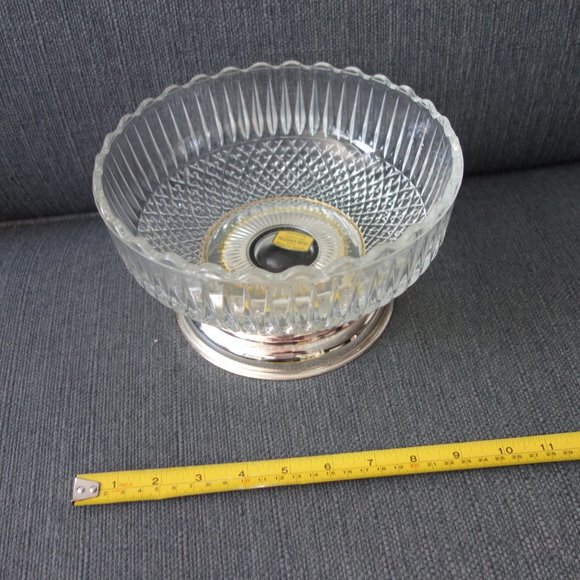 Crista Au Plomb Genuine Lead Crystal Made in England Bleikristall Bowl - Picture 7 of 9
